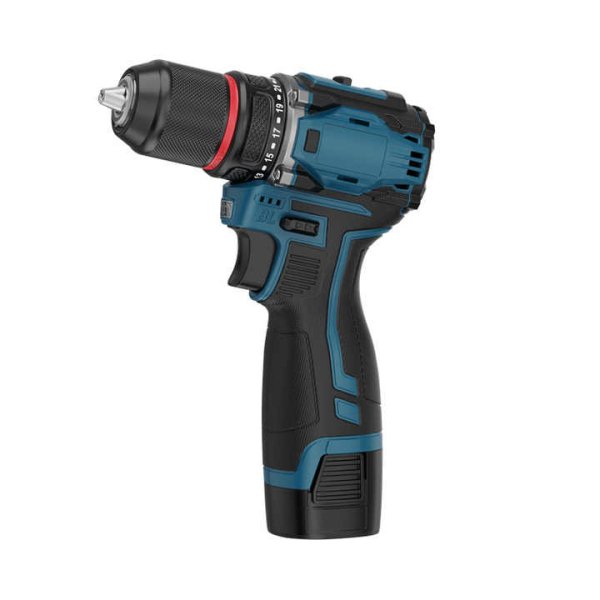 LARIX 18VF 10mm Brushless Electric Drill Hand Drill Cordless Lithium Drill Dual Speed Power Tools - Image 3