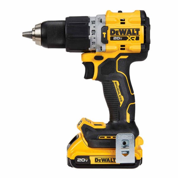 DCD805 2*2.0Ah 2000RPM Lithium Battery 20V Cordless Brushless Power Drill for Wood Metal Drilling - Image 3