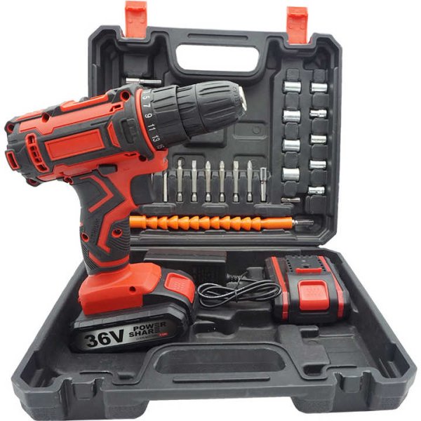 Good Quality Li-ion Rechargeable Battery Power Tools Hand Drill Machine Electric Cordless Drill Power Drills