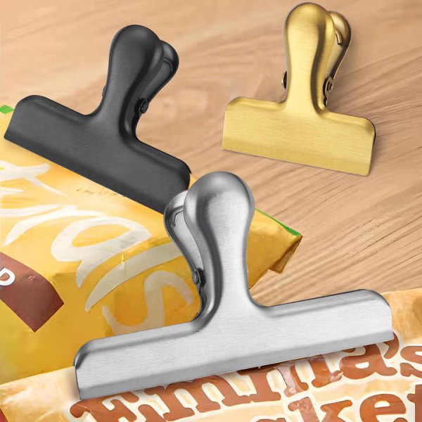 Portable New Kitchen Storage Snack Bag Clips Sealer Clamp Metal Tool Kitchen Accessories Chip Coffee Food Clamp Bag Clip - Image 4