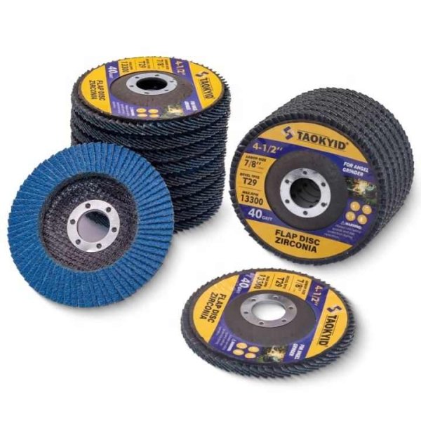 10 PCS/1 Set Grinding Disc 4.5/5 Inch Custom Logos Alumina-Zirconia 115mm Flap Discs for Metal for Grinder - Image 3