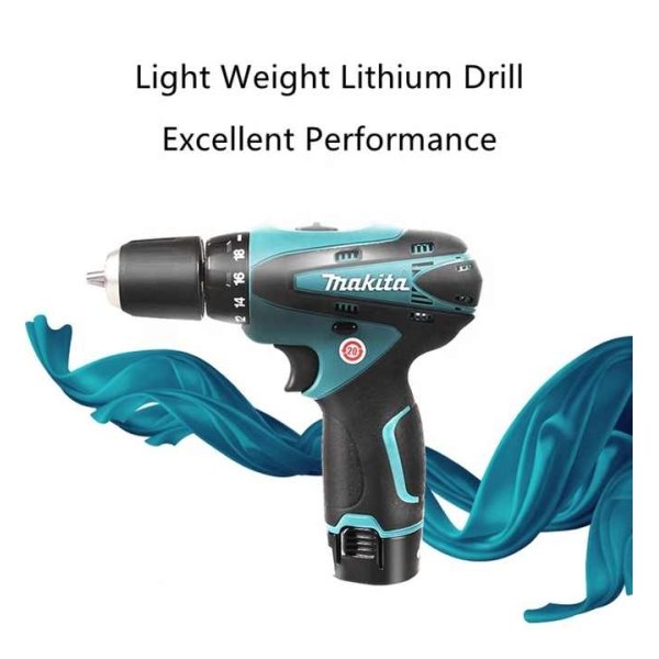 Most Popular Model Makita DF330 10.8V 10mm Cordless Hand Drill Machine Lithium Battery Industrial Grade - Image 2