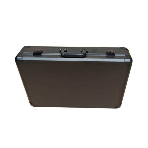 Black Fireproof Board 1u Flight Case Aluminum Coin Extrusion 1000 Poker Chip Set - Image 4