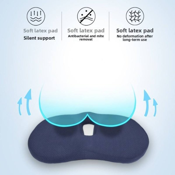 Manufacturer Custom Memory Foam Hemorrhoid Seat Cushion Breathable Home Office Pregnant Women's Lumbar Pillows Seat Cushions - Image 3