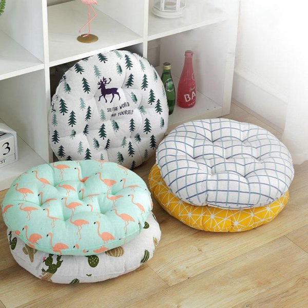 Manufacture Hot Selling Comfort Indoor Floor Cushions Stool Cushions High Quality Cheap Price Office Chair Cushion    random graphic - Image 3