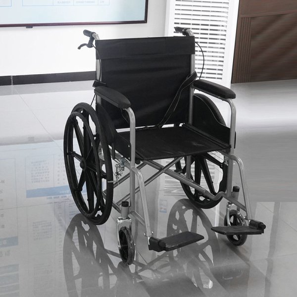 Medical Manual Cheap Foldable Lightweight Wheelchair Handicap Patients Disabled Wheel Chair - Image 4