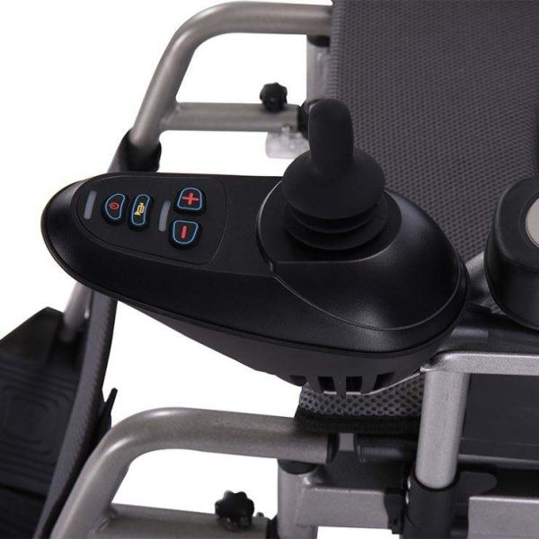 Cheap Price Foldable Electric Wheelchair Aluminum Lightweight Power Wheel Chair - Image 4