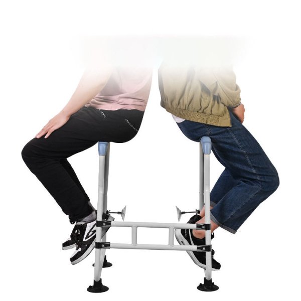 Best Sale Disabled Elderly Care Toilet Stand Height Adjustable Safety Frame Rail Bathroom Toilet Chair Handrail Armrest - Image 2