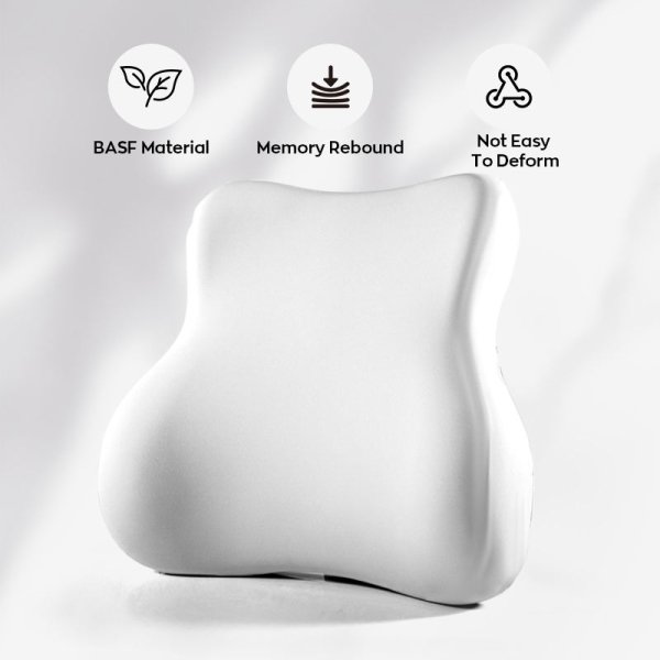 Kingkady Memory Foam Orthopedic Lumbar Support Pillow for Office Chair Car Lumbar Support Cushion - Image 3