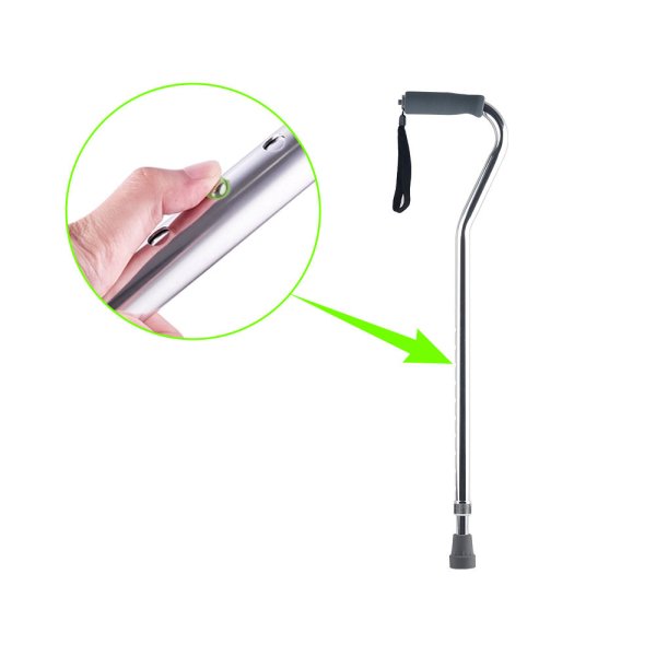 Factory Custom Hight Adjustable Cane Outdoor Walking Stick Lightweight Aluminum Walking Stick Elderly Crutch - Image 3