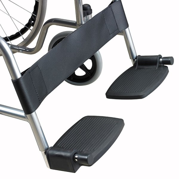 Factory Price AOLIKE ALK809E Steel Foldable Economic Cheapest Wheelchair - Image 3