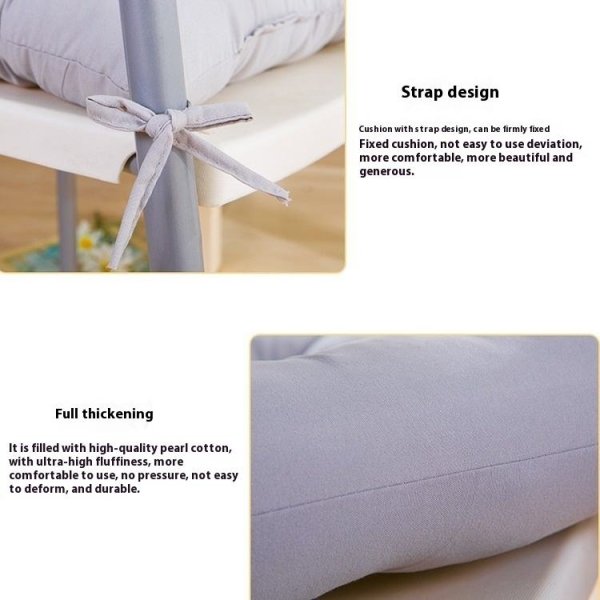 Factory Wholesale Blue Office & Dining Chair Cushion Comfortable Woven Student Pillow for Gifts    colour random - Image 4