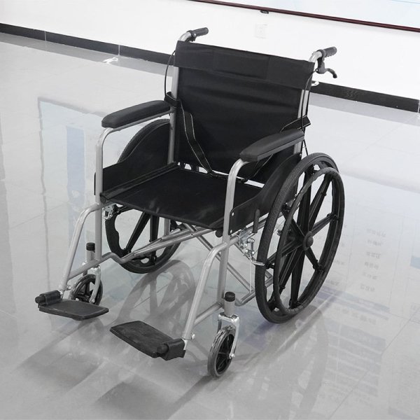 Medical Manual Cheap Foldable Lightweight Wheelchair Handicap Patients Disabled Wheel Chair - Image 3