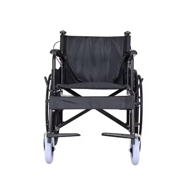 High Quality Basic Model Economy Aluminium Steel Manual Light Weight Folding Wheel Chair Wheelchair for Chinese Manufacturer - Image 3
