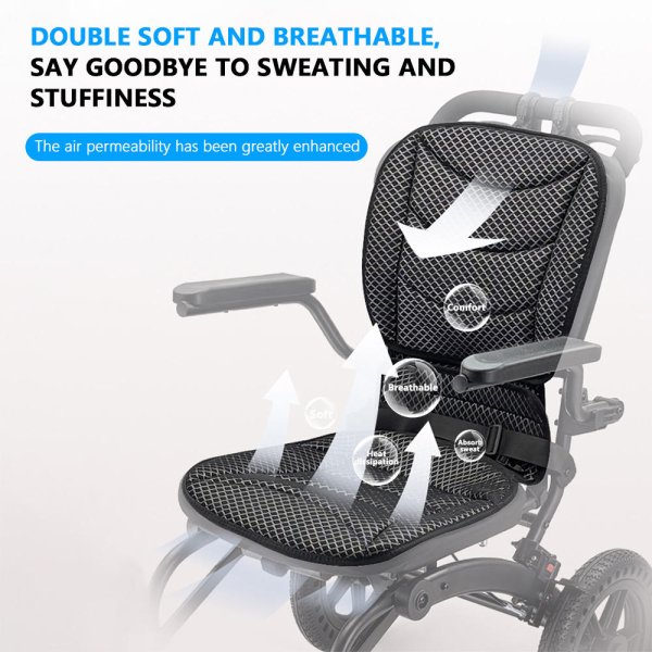 Factory Wholesale Manual Foldable Wheelchair Medical Lightweight Steel Wheelchair for Elderly Disabled - Image 3