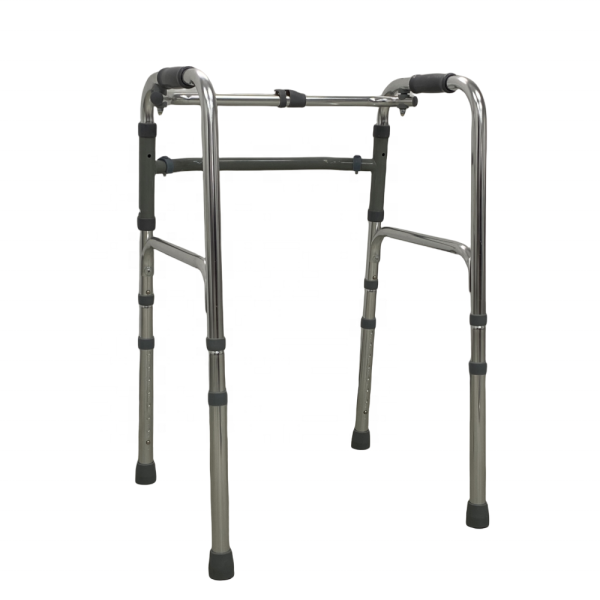 CA910 Health Care Supplies Adjust Aluminum Alloy Walker Foldable Walking Aids