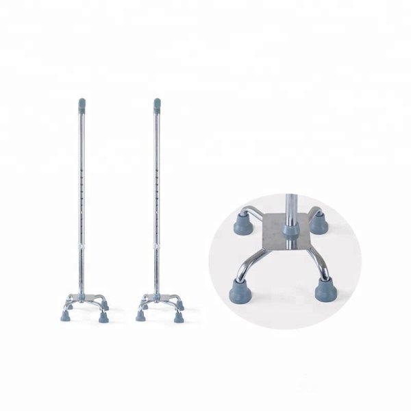 Aluminum Lightweight Adjustable Walking Cane Walker Old Man Stick Free Standing Walking Cane - Image 3